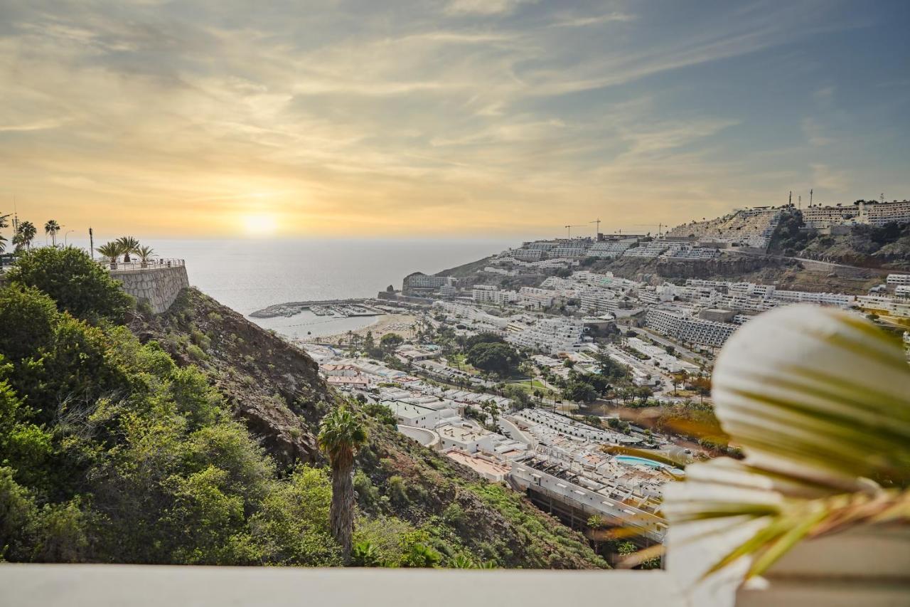 Stunning Villa With Breathtaking Ocean View Mogán المظهر الخارجي الصورة